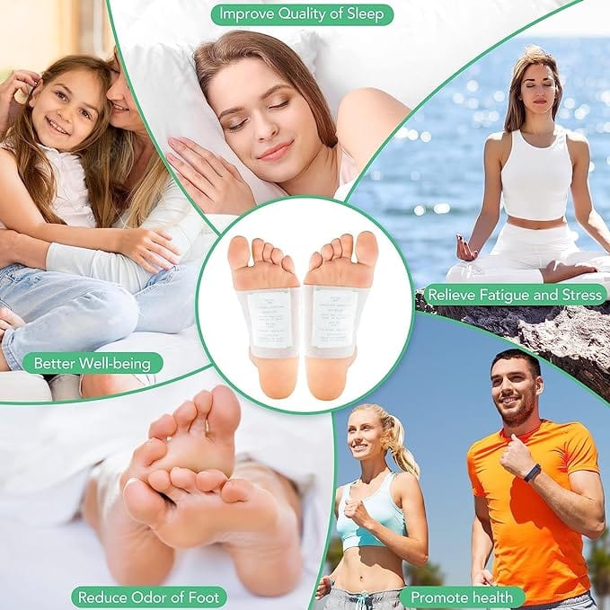 ✨🪔 New Year Dhamaka Sale 🎁💥 🌿🦶 Natural Detox Foot Patches – Pack of 20 for Relaxation &amp; Energy 💫💖 @Just Rs. 399/-