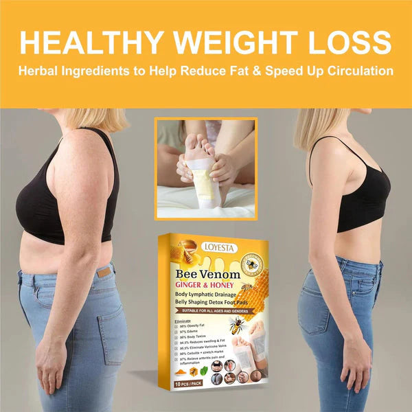 🐝🌿️ New Year Dhamaka Sale 🎁💥 🐝🍯 Detox Bee Venom Ginger & Honey Pads – BUY 10 GET 10 FREE! 🌿💧