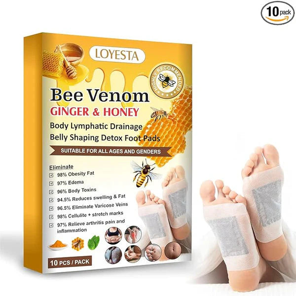 🐝🌿️ New Year Dhamaka Sale 🎁💥 🐝🍯 Detox Bee Venom Ginger & Honey Pads – BUY 10 GET 10 FREE! 🌿💧