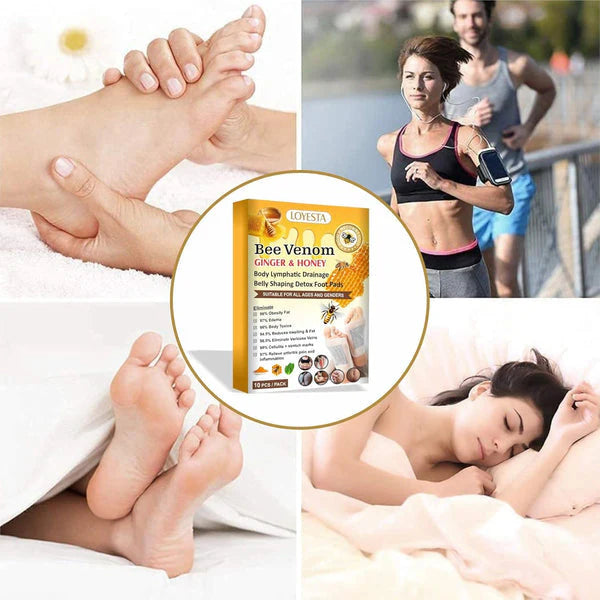 🐝🌿️ New Year Dhamaka Sale 🎁💥 🐝🍯 Detox Bee Venom Ginger & Honey Pads – BUY 10 GET 10 FREE! 🌿💧