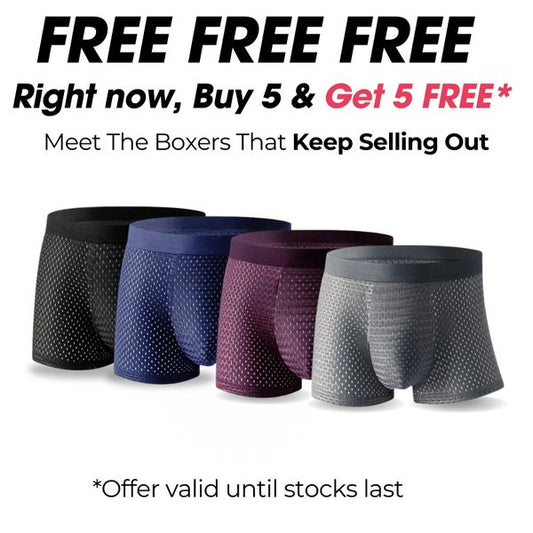 BOXHERO UNDERWEARS BAMBOO UNDERWEAR (BUY 5 & GET 5 FREE)
