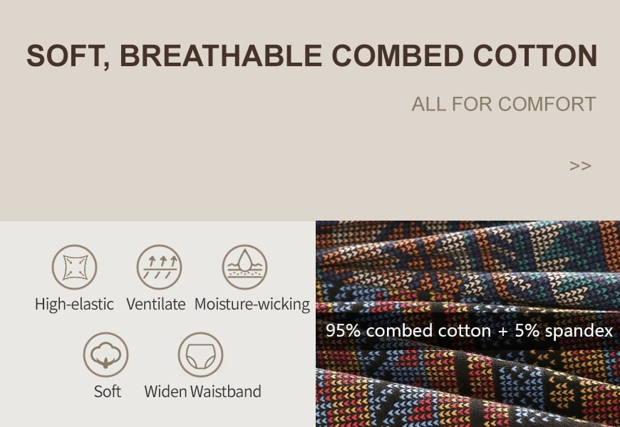 Men's Premium Cotton Boxer Briefs | PACK OF 4  | ONLY Rs.499